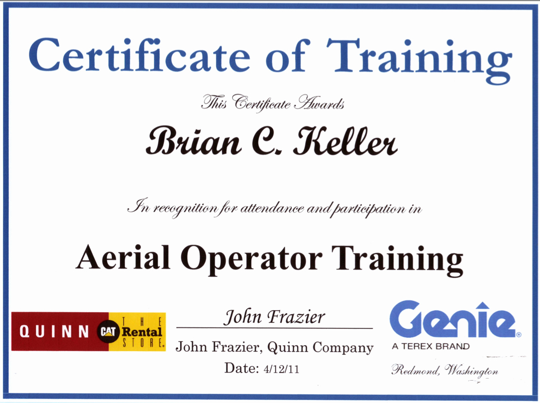 Forklift Operator Certificate Template New Uci Sound Design Intended For Forklift Certification Card Template