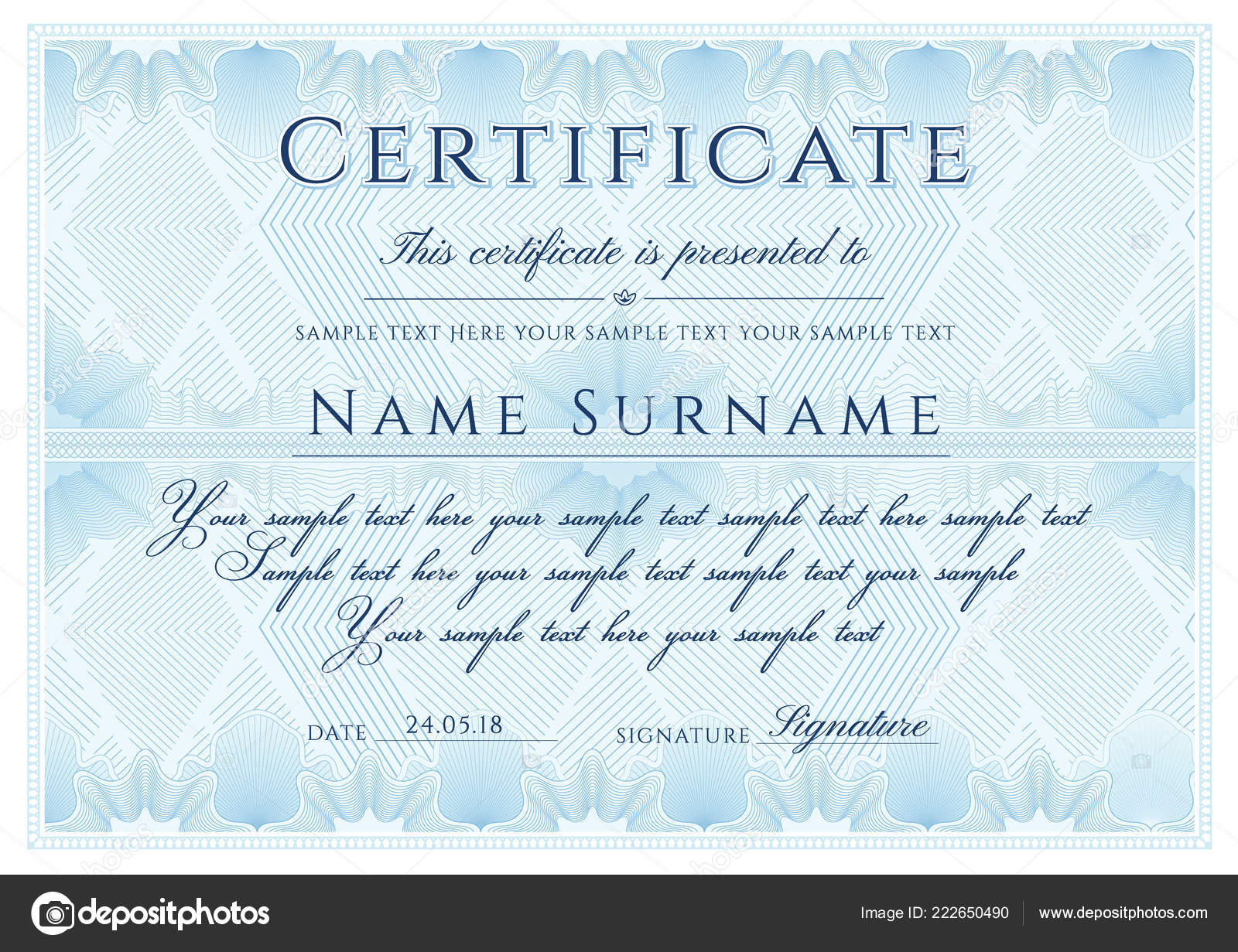 Formal Certificate Template | Certificate Template Formal For Formal Certificate Of Appreciation Template