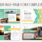 Four Half-Page Flyer Templatesjoanna Haecker On with Half Page Brochure Template