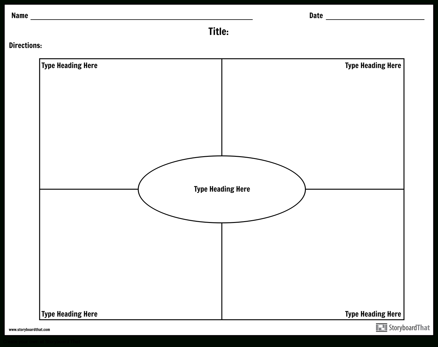 Frayer Model Worksheet Templates | Frayer Model Maker Intended For Blank Frayer Model Template