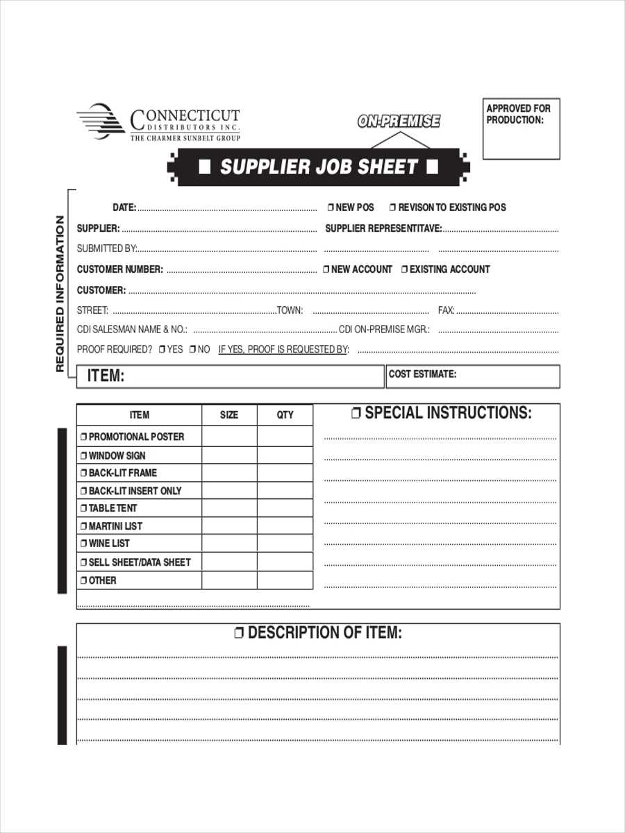 Free 10+ Job Sheet Examples & Samples In Google Docs Pertaining To Maintenance Job Card Template