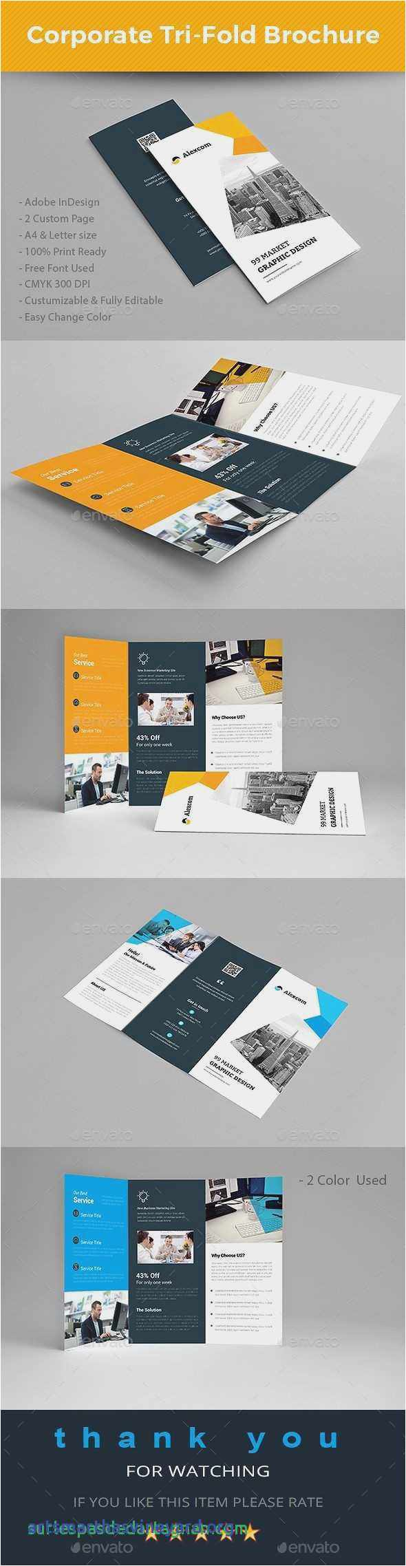 Free 215 Best Trifold Brochure Templates Images Picture Pertaining To Letter Size Brochure Template