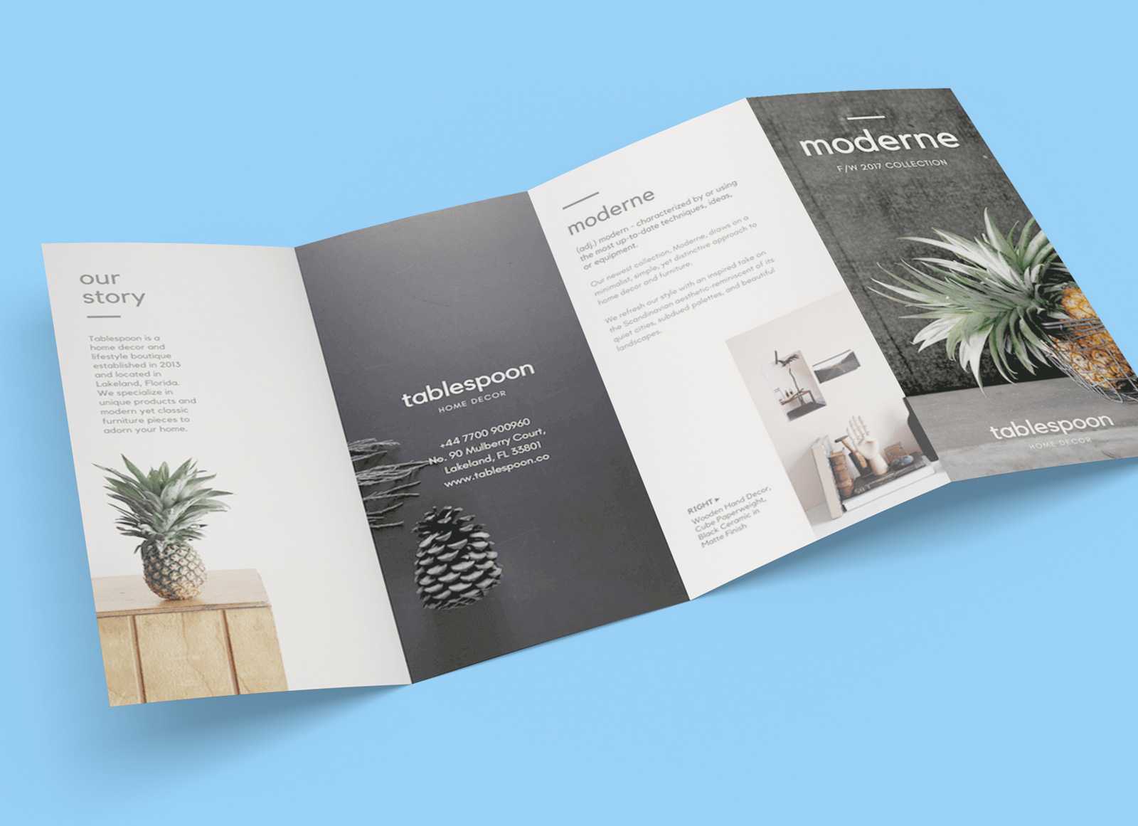 Free 4 Panel Quad Fold Brochure Mockup Psd – Good Mockups In Quad Fold Brochure Template