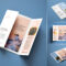 Free A4 Single Gate Fold Brochure Mockup Psd Set | Free In Gate Fold Brochure Template Indesign
