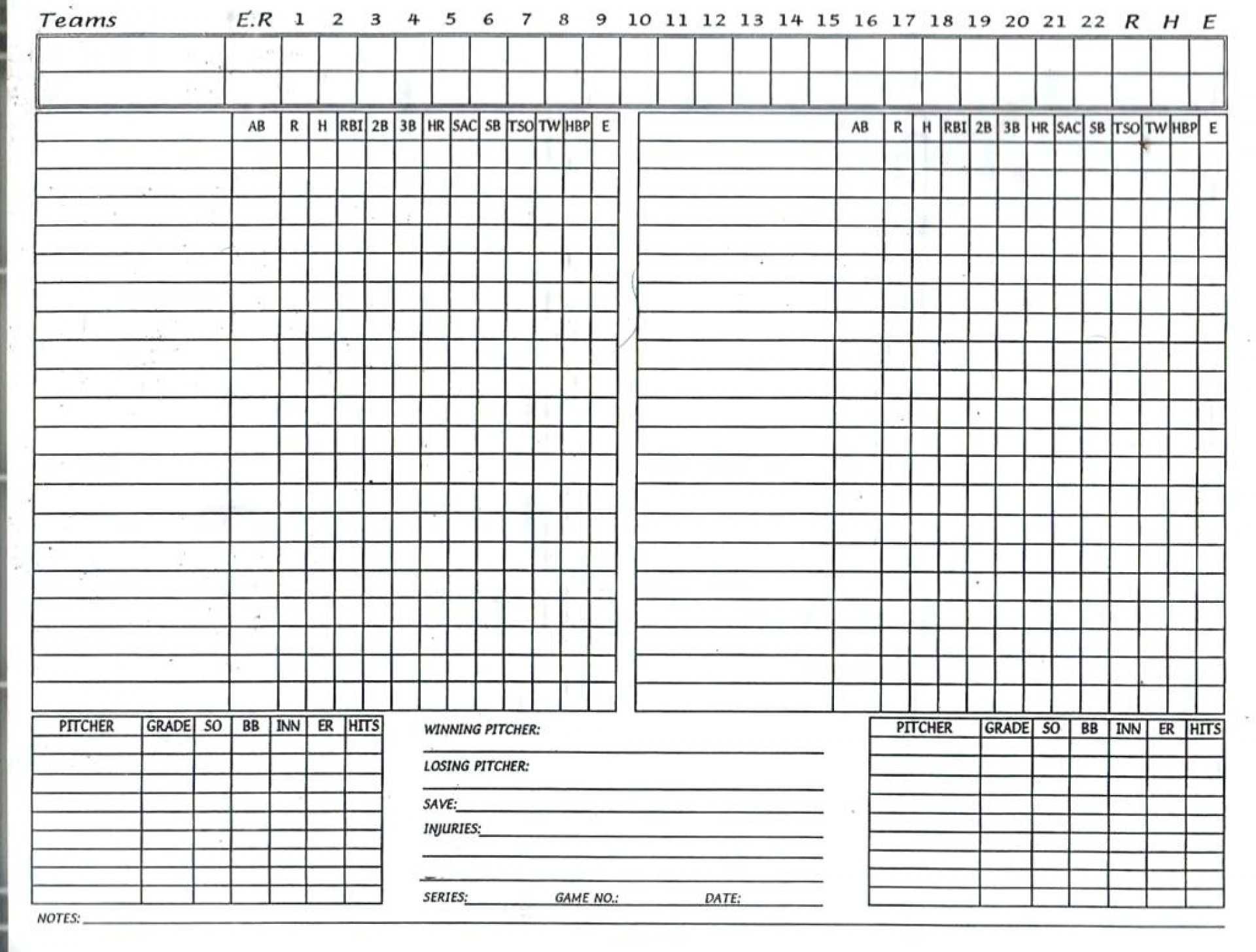 Free Baseball Stats Spreadsheet 008 Template Ideas Regarding Pertaining To Free Baseball Lineup Card Template