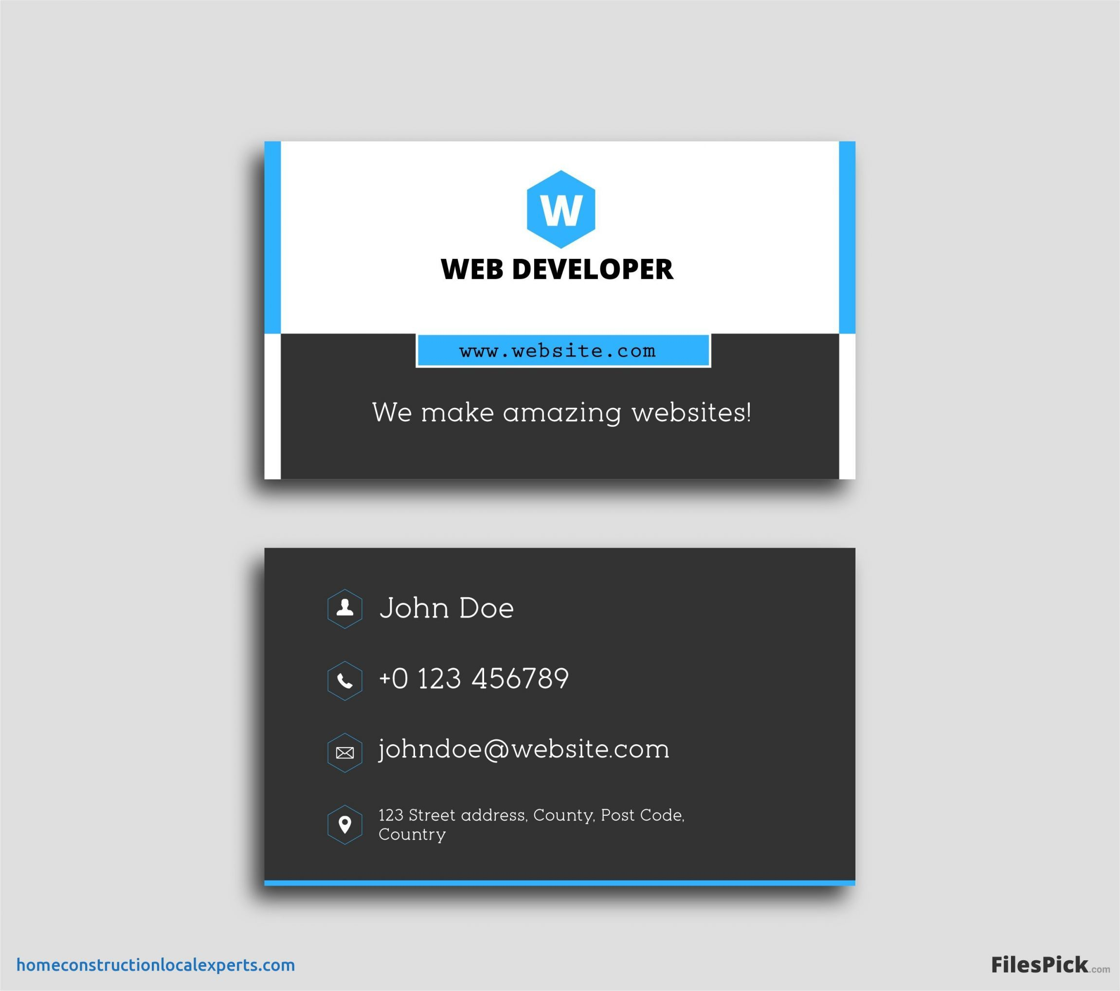 Free Blank Business Card Template Word Templates Psd Online Regarding Blank Business Card Template Psd