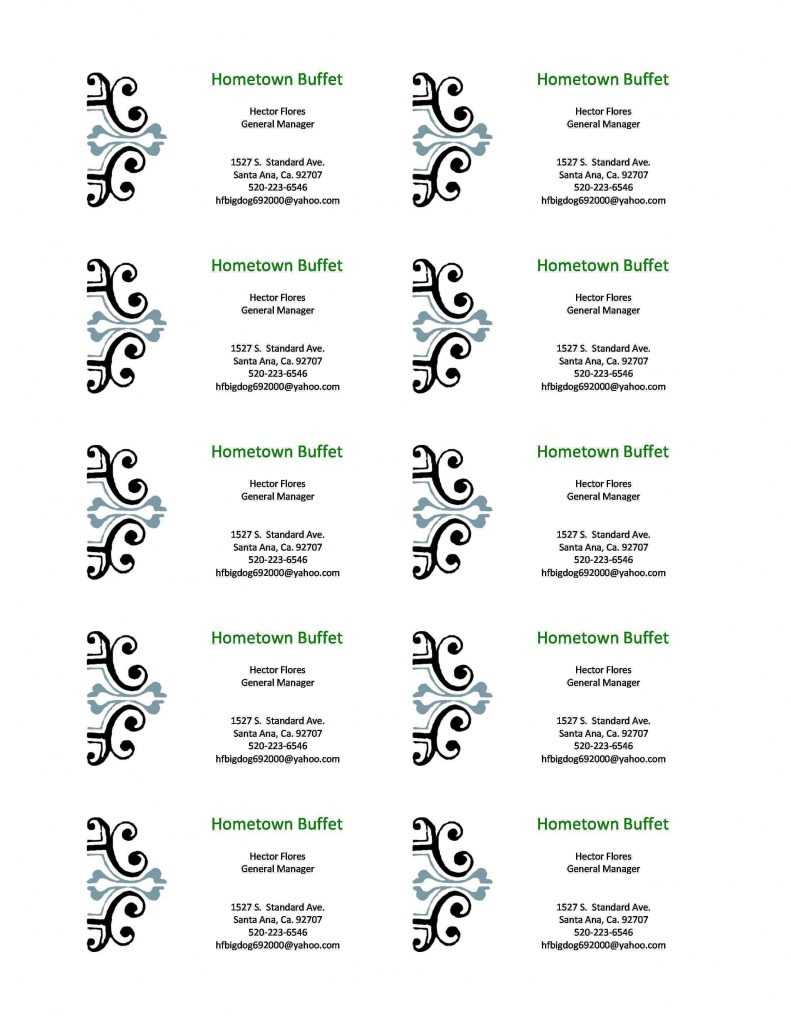 Free Blank Business Card Templates For Microsoft Word For Business Card Template For Word 2007