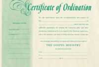 Free Blank Certificate Of Ordination | Ordination For inside Certificate Of Ordination Template