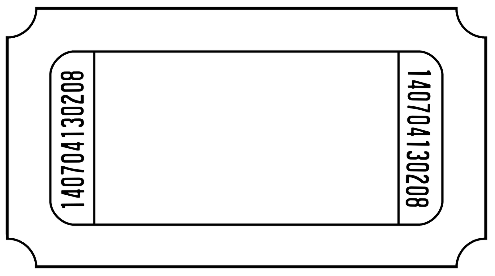 Free Blank Ticket Cliparts, Download Free Clip Art, Free In Blank Admission Ticket Template