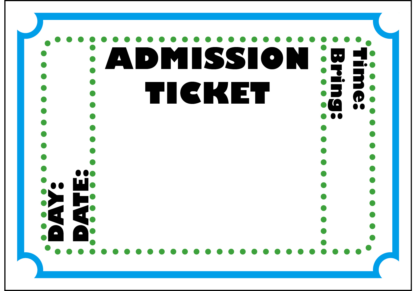 Free Blank Ticket Cliparts, Download Free Clip Art, Free Pertaining To Blank Admission Ticket Template