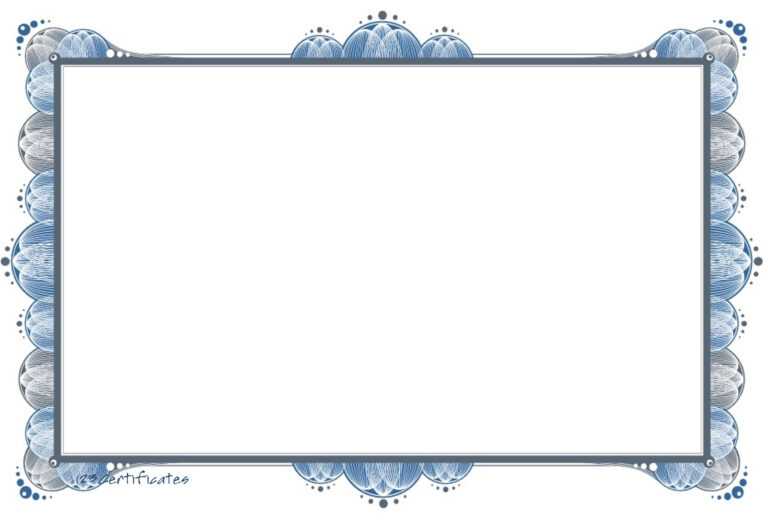 Landscape Certificate Templates
