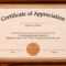 Free Certificate Of Appreciation Templates For Word With Regard To Graduation Certificate Template Word