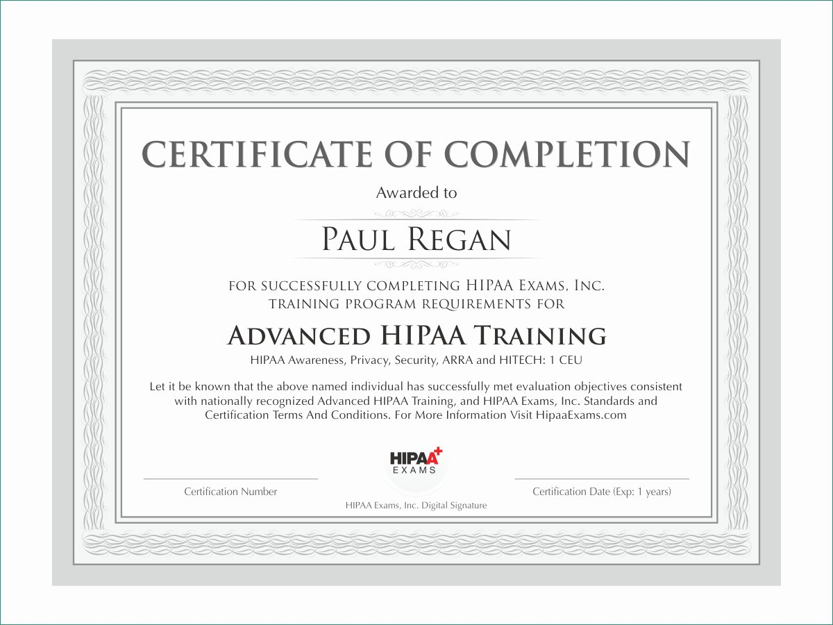 Free Certificate Of Completion Templates For Word Template In Certificate Of Completion Free Template Word