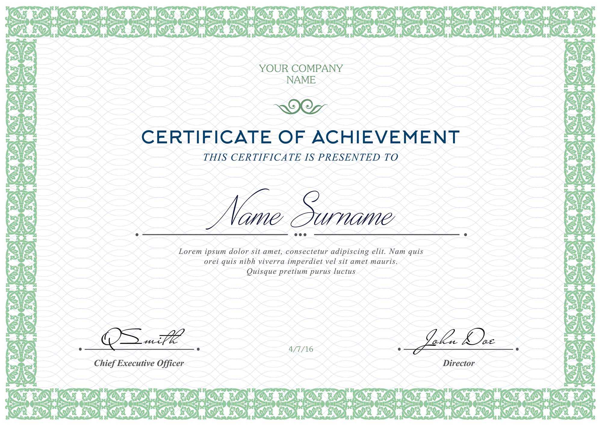 Free Certificates Templates (Psd) Intended For Update Certificates That Use Certificate Templates