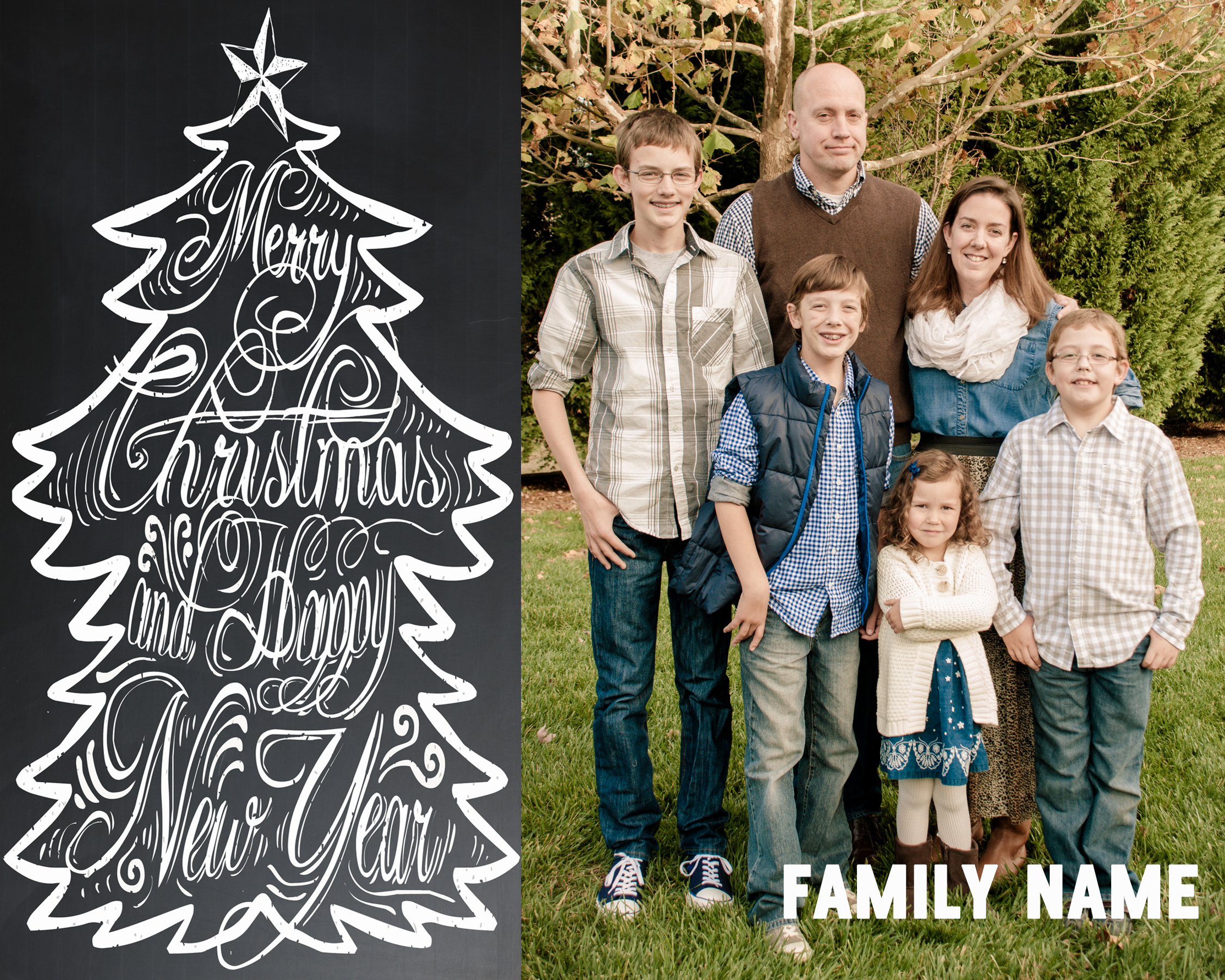 Free Chalkboard Christmas Card Download Ideas! « Goodncrazy With Regard To Free Christmas Card Templates For Photoshop
