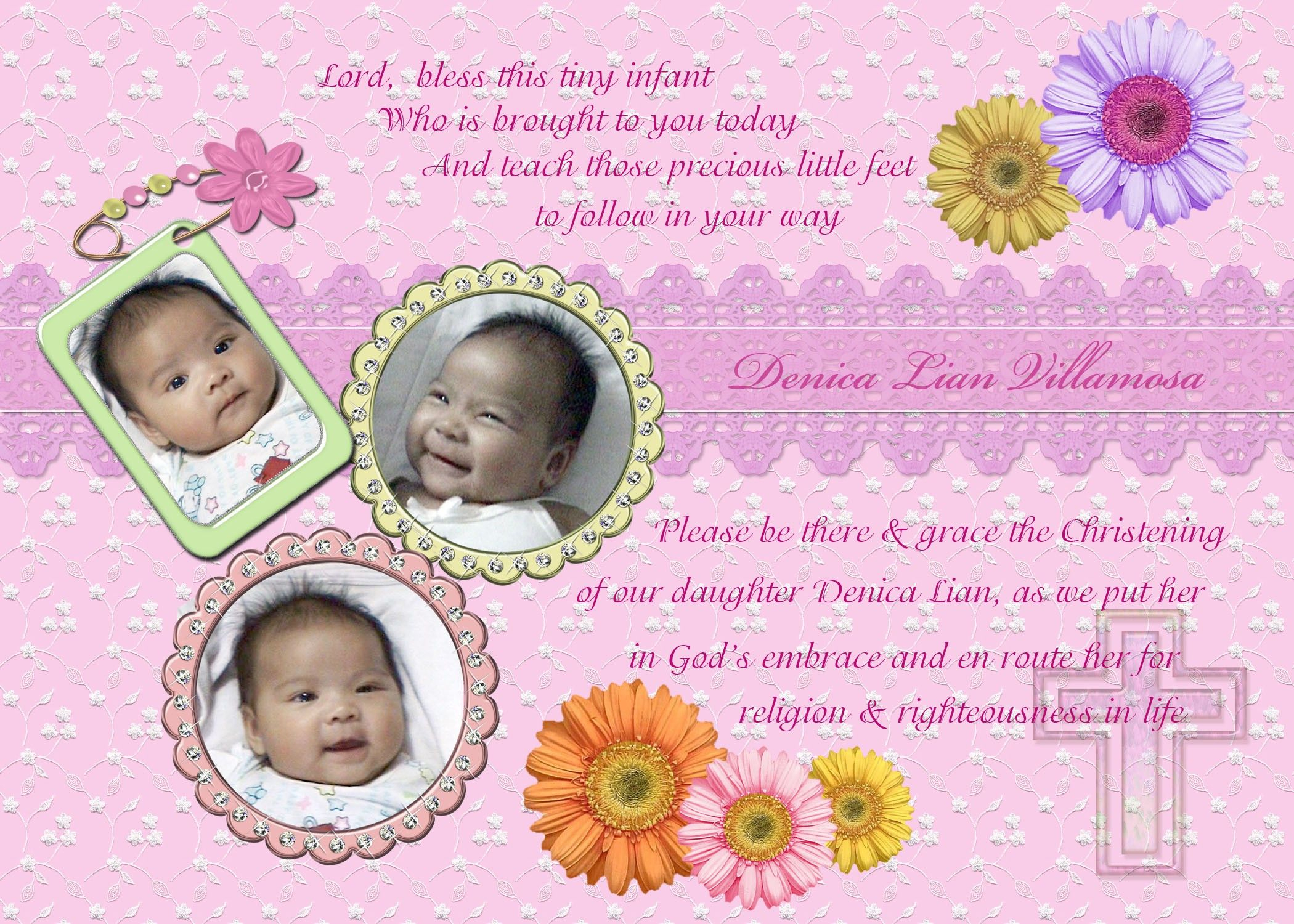Free Christening Invitation Templates Download | Baptism With Regard To Free Christening Invitation Cards Templates