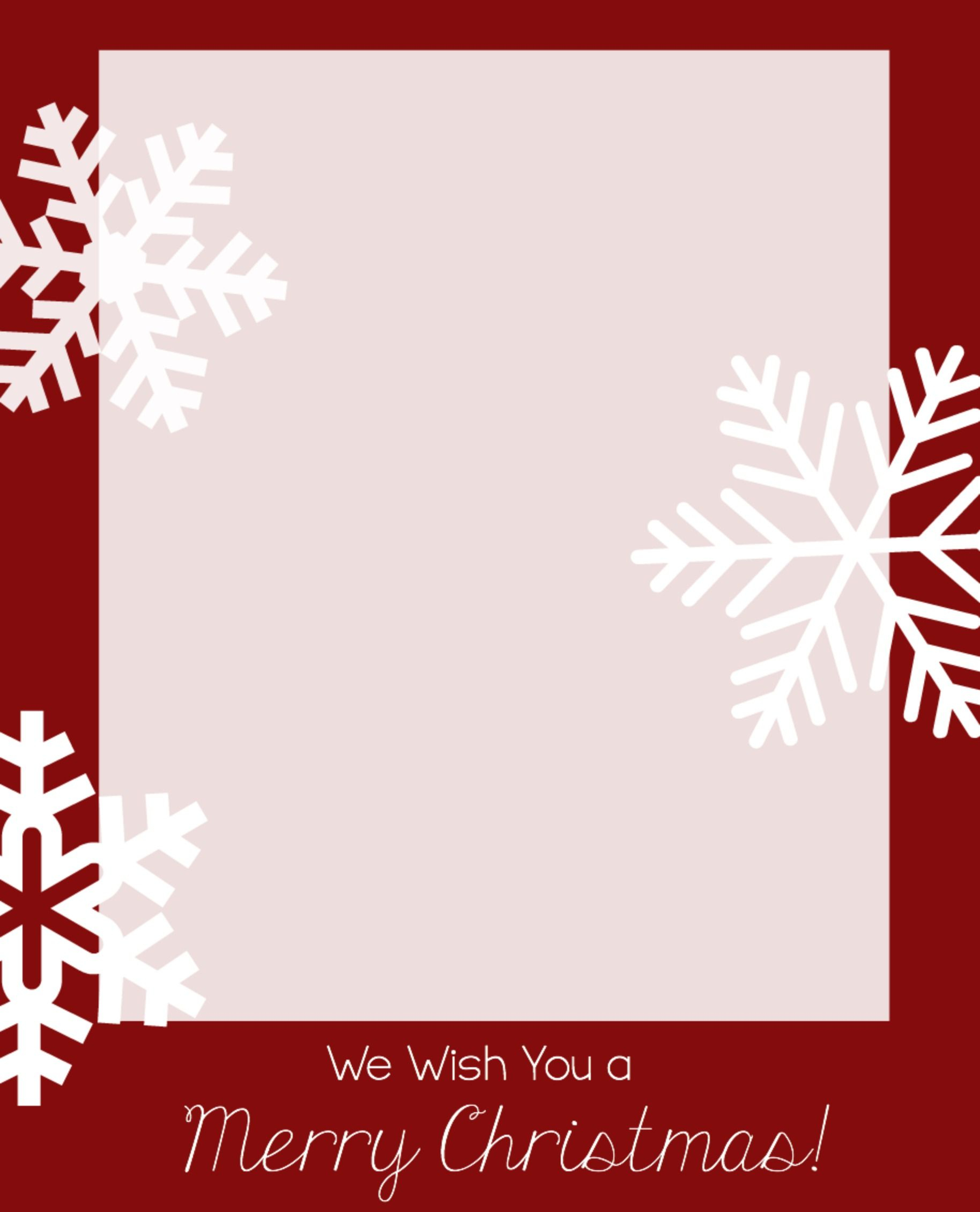 Free Christmas Card Templates | Christmas Is In The Air Pertaining To Free Holiday Photo Card Templates