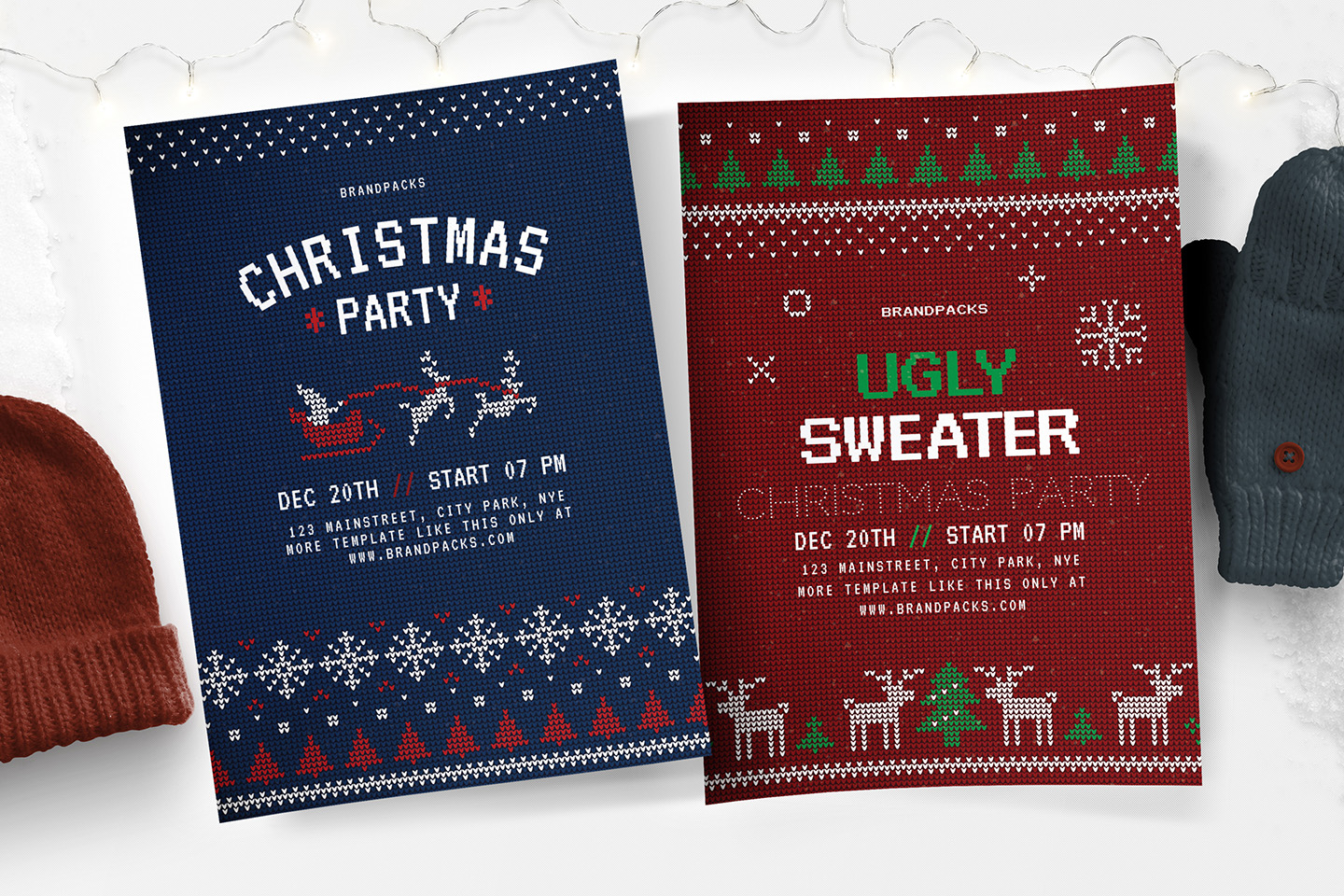 Free Christmas Flyer, Poster & Instagram Templates – Psd Regarding Christmas Brochure Templates Free