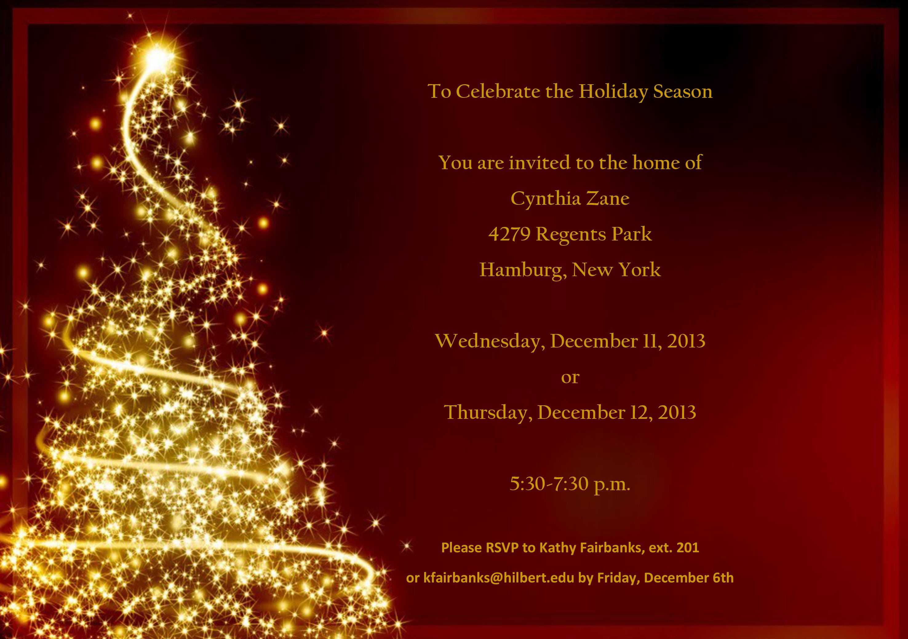 Free Christmas Party Invitation Templates Word Pertaining To Free Christmas Invitation Templates For Word