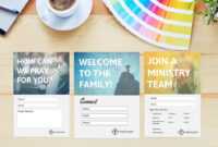 Free Church Connection Cards - Beautiful Psd Templates in Church Invite Cards Template