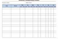 Free Cleaning Schedule Forms | Excel Format And Payroll within Cleaning Report Template