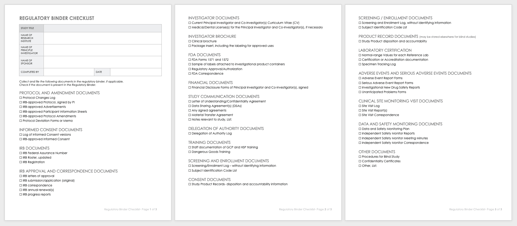 Free Clinical Trial Templates | Smartsheet With Regard To Clinical Trial Report Template