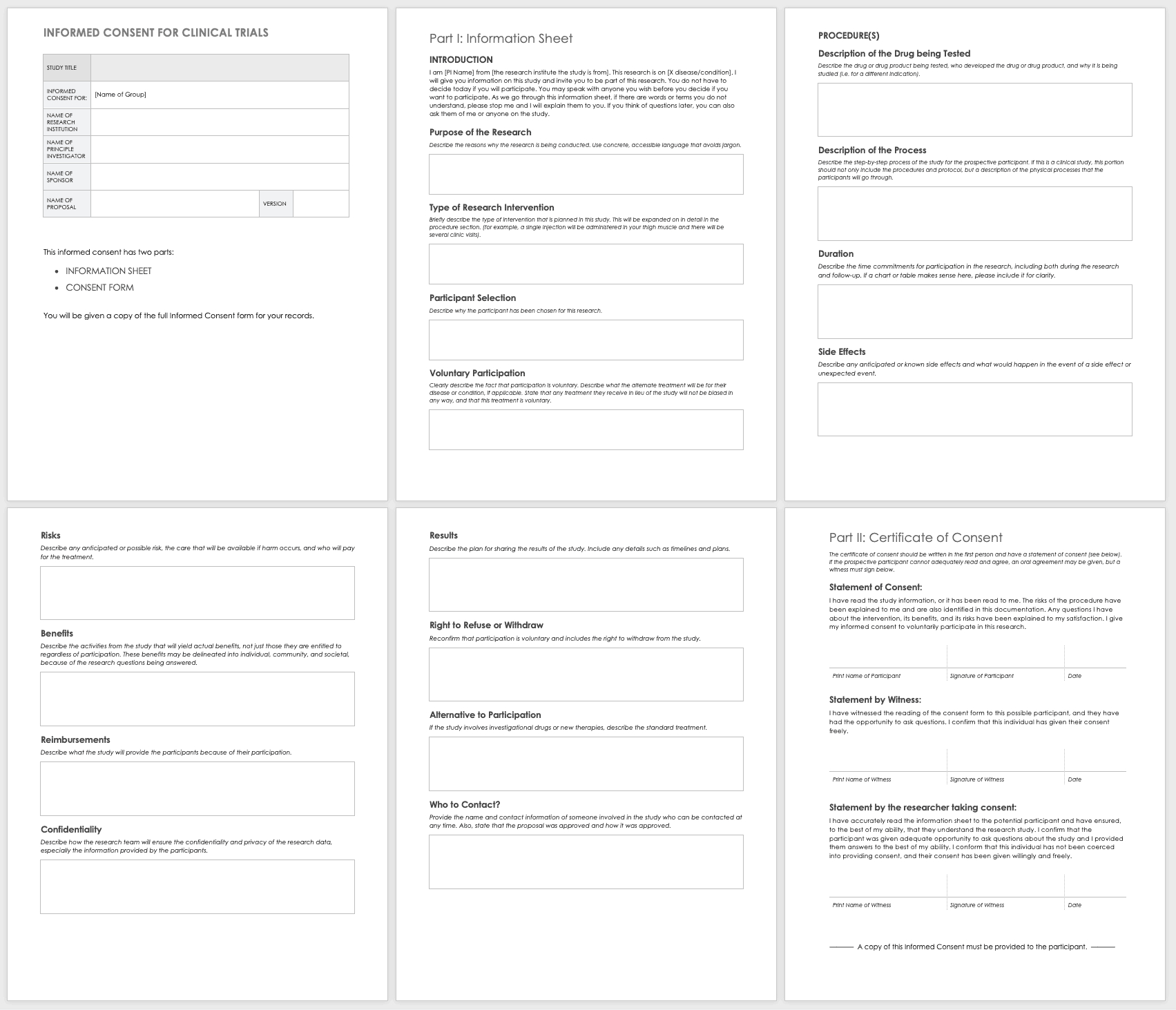 Free Clinical Trial Templates | Smartsheet With Regard To Clinical Trial Report Template