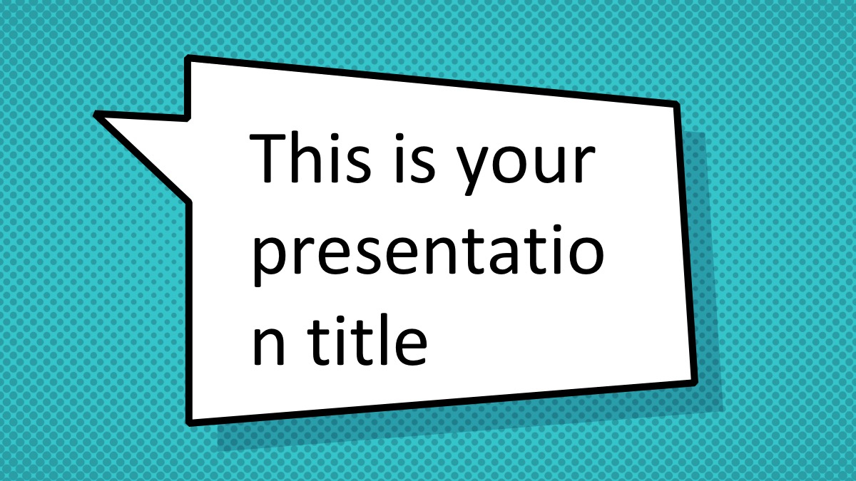 Free Comic Book Powerpoint Template – Superhero Ppt Design With Regard To Comic Powerpoint Template
