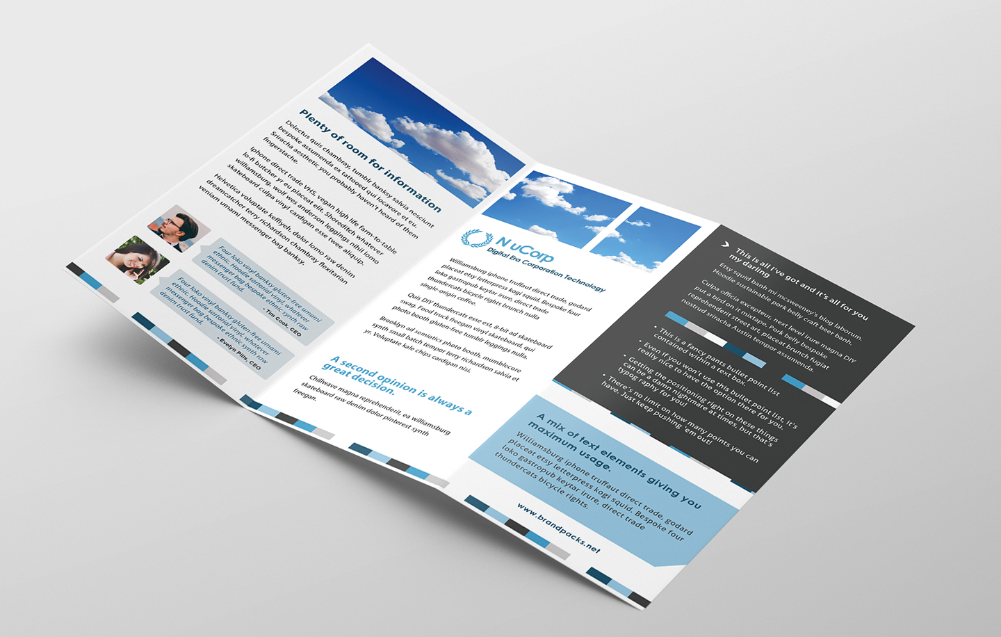 Free Corporate Trifold Brochure Template In Psd, Ai & Vector With Fancy Brochure Templates