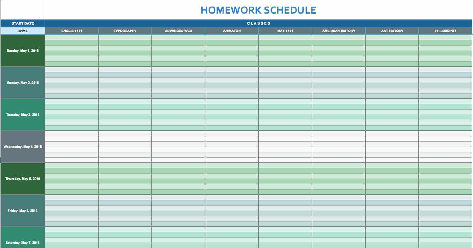 Free Daily Schedule Templates For Excel – Smartsheet Within Daily Report Sheet Template