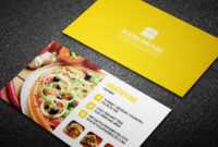 Free Delicious Food Business Card On Behance inside Food Business Cards Templates Free