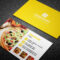 Free Delicious Food Business Card On Behance inside Food Business Cards Templates Free