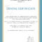 Free Dental Medical Certificate Sample | Free Dental, Dental Inside Free Fake Medical Certificate Template