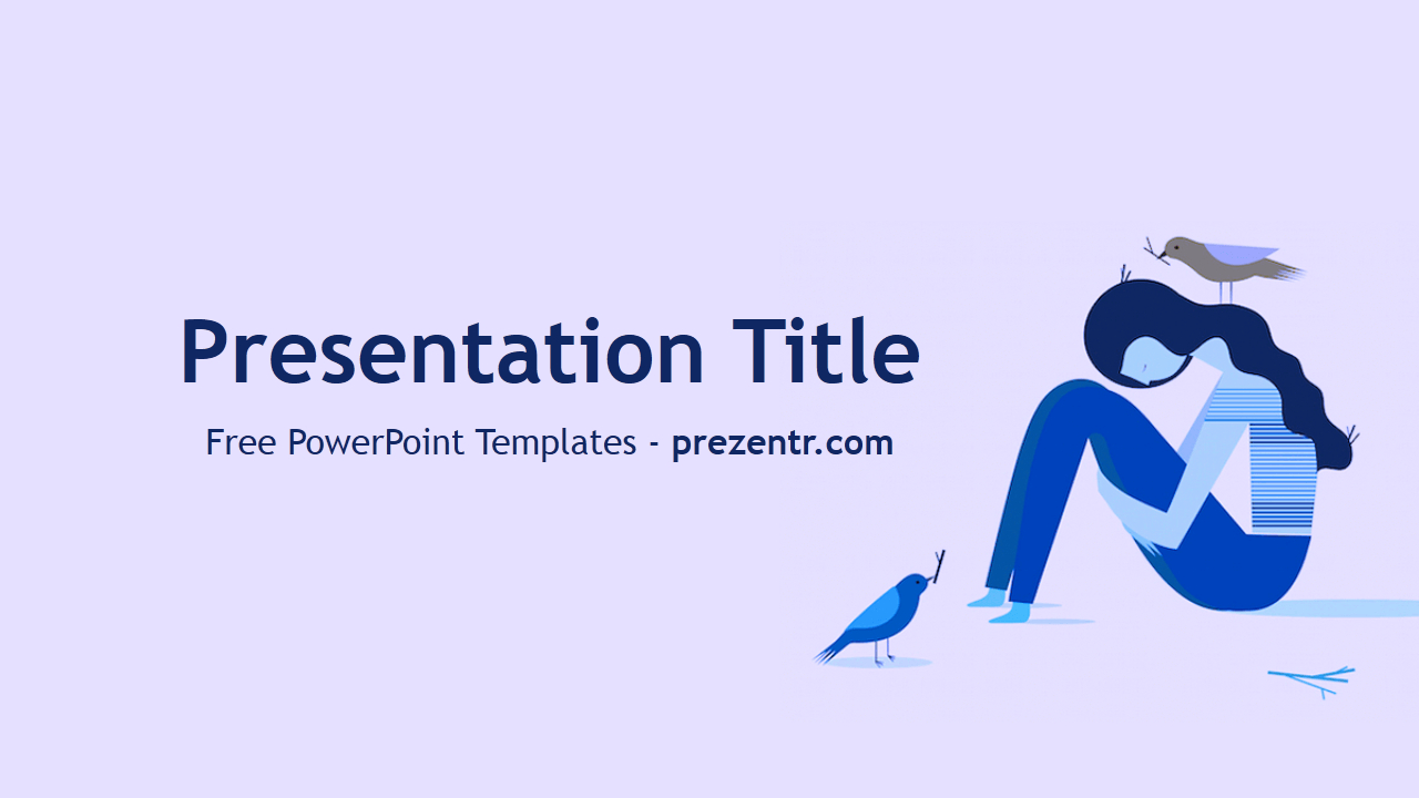 Free Depression Powerpoint Template – Prezentr Powerpoint With Depression Powerpoint Template