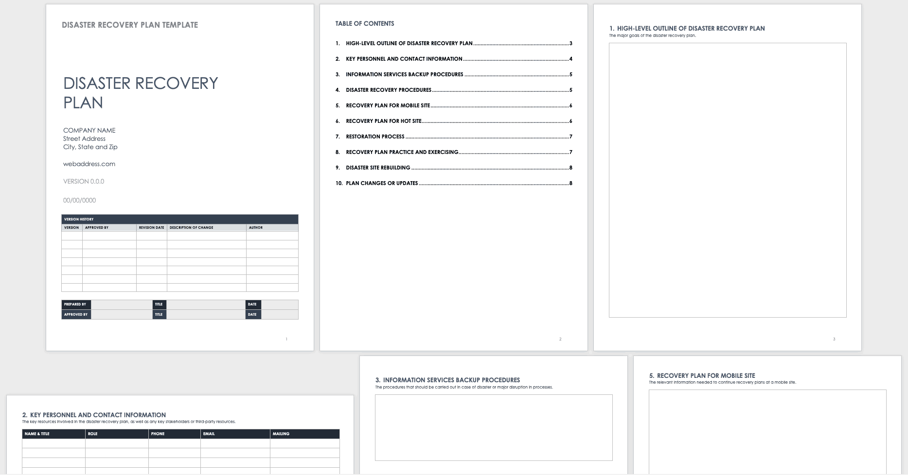 Free Disaster Recovery Plan Templates | Smartsheet Within Dr Test Report Template