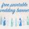 Free Diy Printable Wedding Banner Intended For Diy Banner Template Free