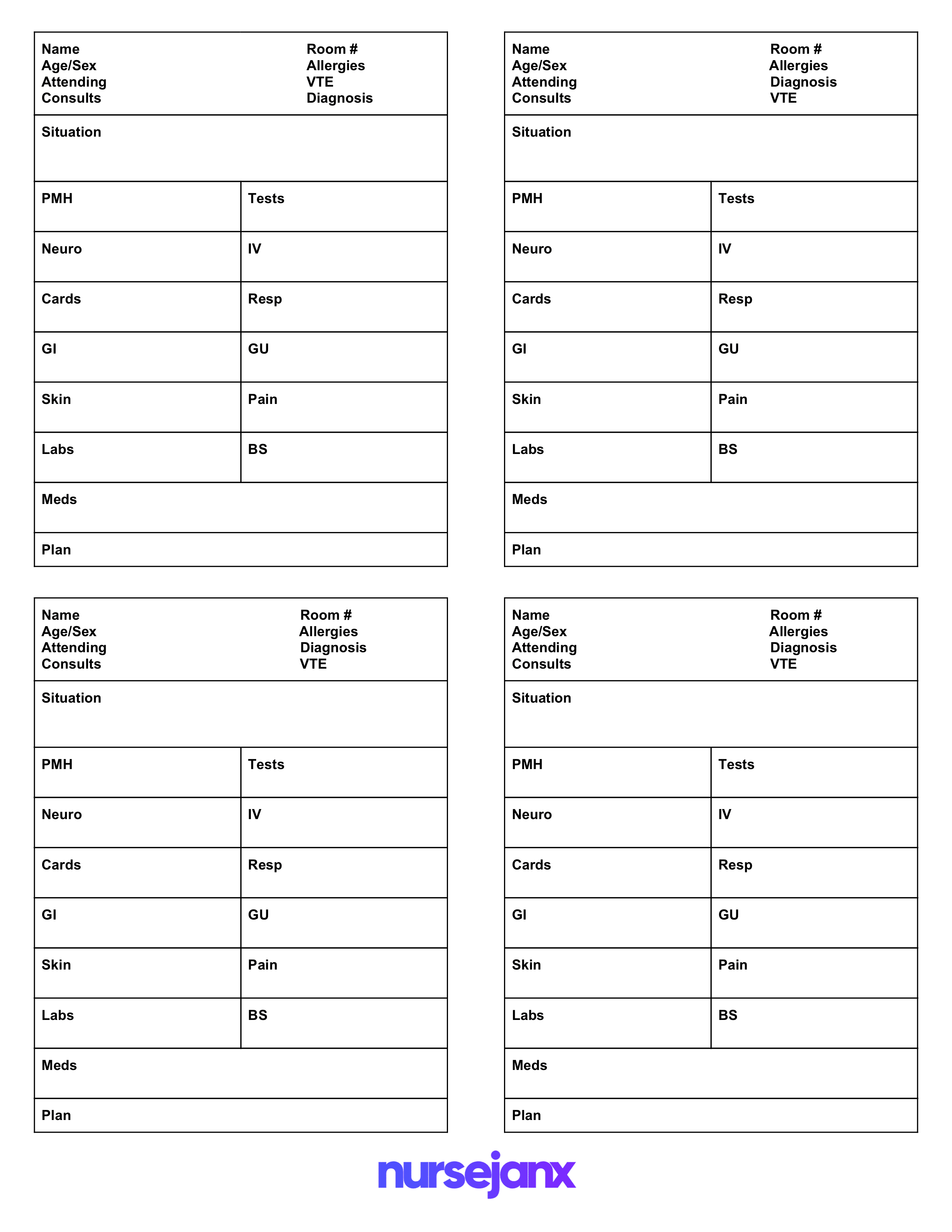 Free Download Rating Features This Free Brain Nursing Report Intended For Nursing Shift Report Template