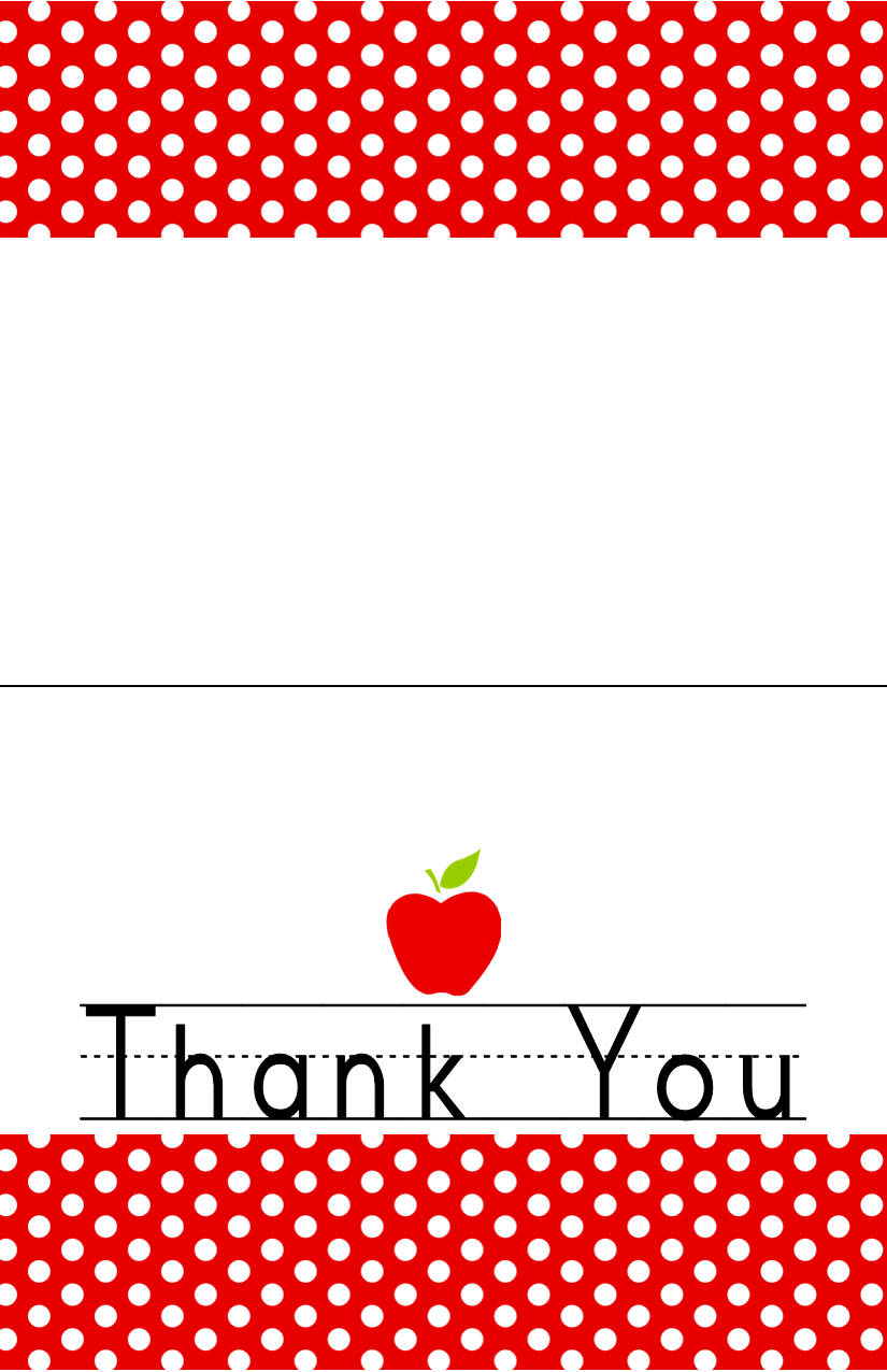 Free Download: Teacher Appreciation Week May 3 7 – Dimple Prints Pertaining To Thank You Card For Teacher Template
