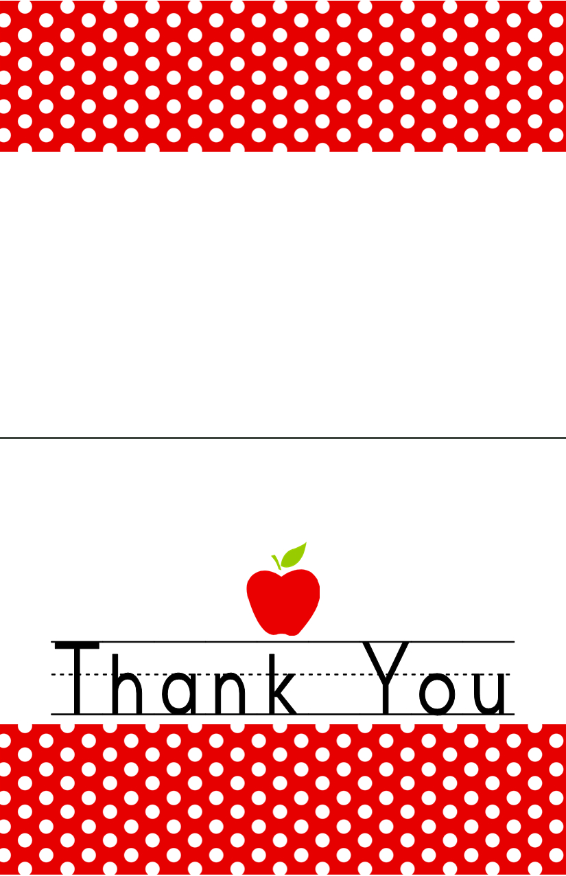 Free Download: Teacher Appreciation Week May 3 7 – Dimple Prints Pertaining To Thank You Card For Teacher Template