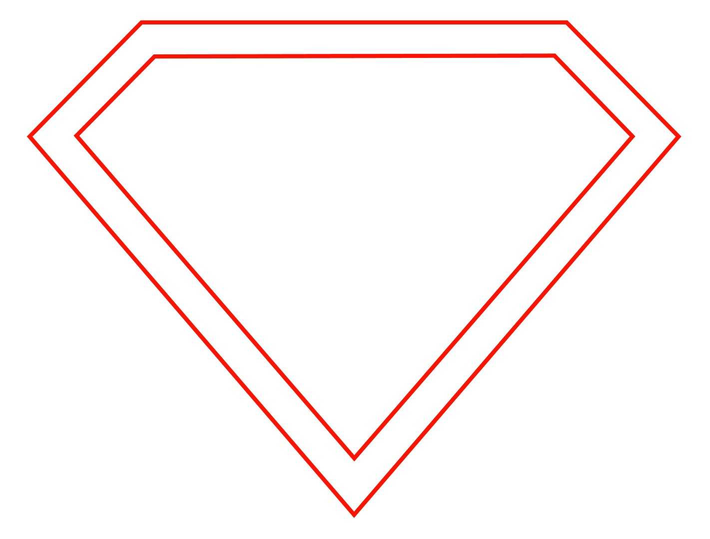 Free Empty Superman Logo, Download Free Clip Art, Free Clip For Blank Superman Logo Template
