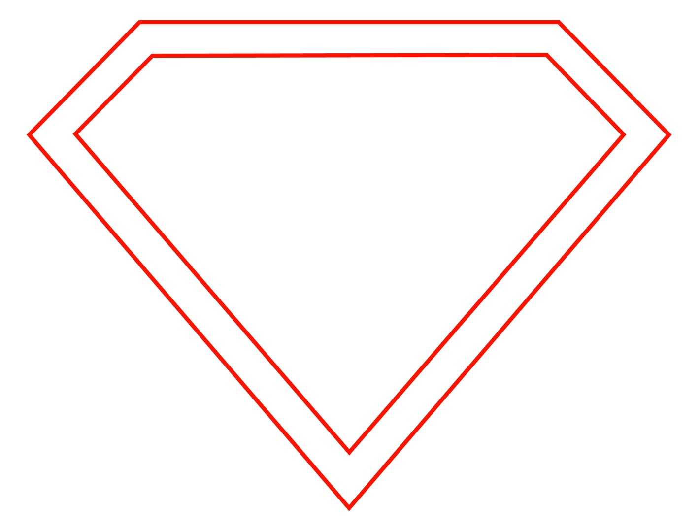 Free Empty Superman Logo, Download Free Clip Art, Free Clip For Blank Superman Logo Template