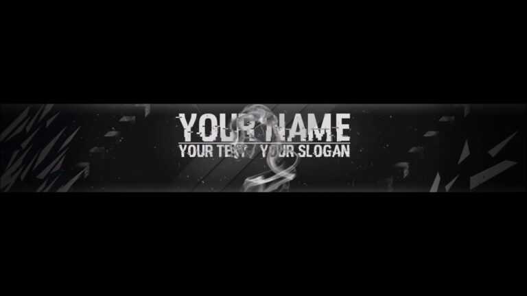 Gimp Youtube Banner Template