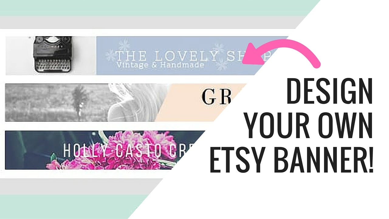 Free Etsy Banner Maker And Easy Tutorial Using Canva Intended For Etsy Banner Template