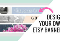 Free Etsy Banner Maker And Easy Tutorial Using Canva regarding Free Etsy Banner Template