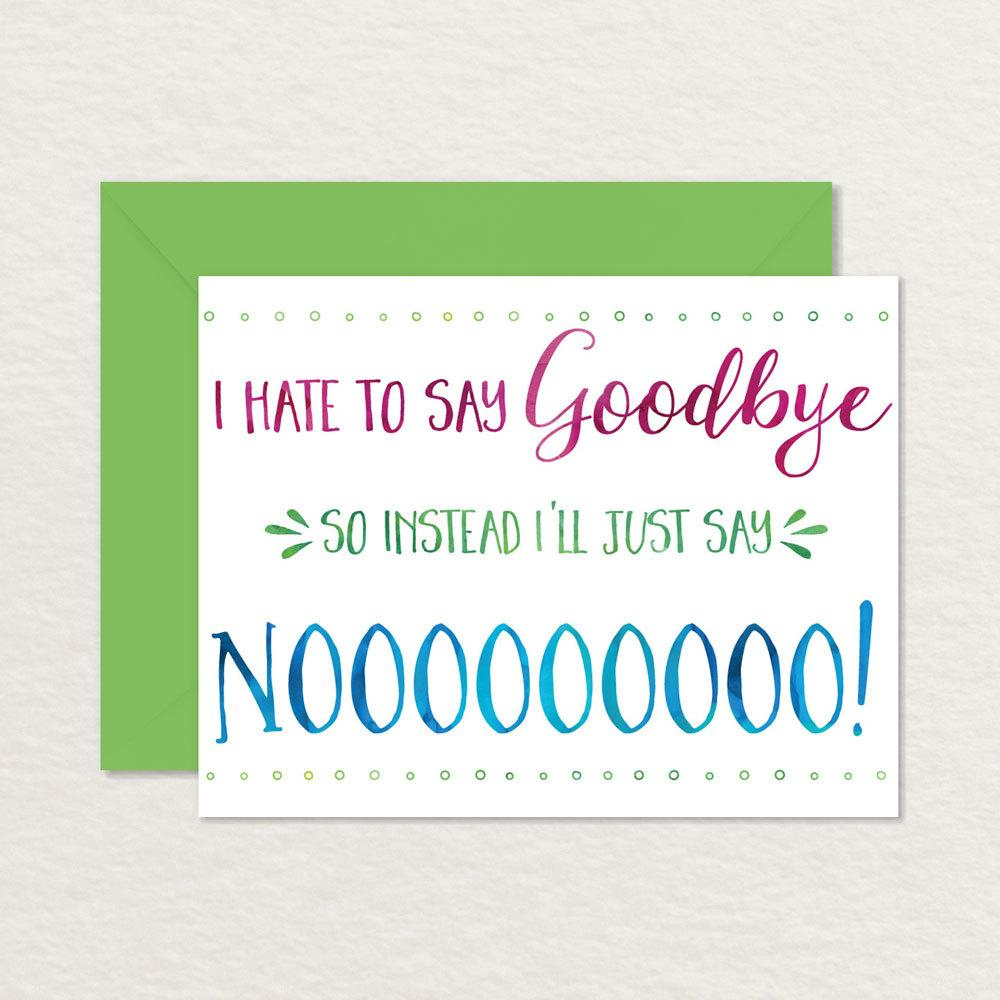 Free Farewell Card Template – Top Image Gallery Site Within Pertaining To Goodbye Card Template