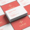 Free Feminine Business Card Template – Krafti Lab With Free Personal Business Card Templates