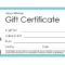 Free Gift Certificate Templates You Can Customize In Custom Gift Certificate Template
