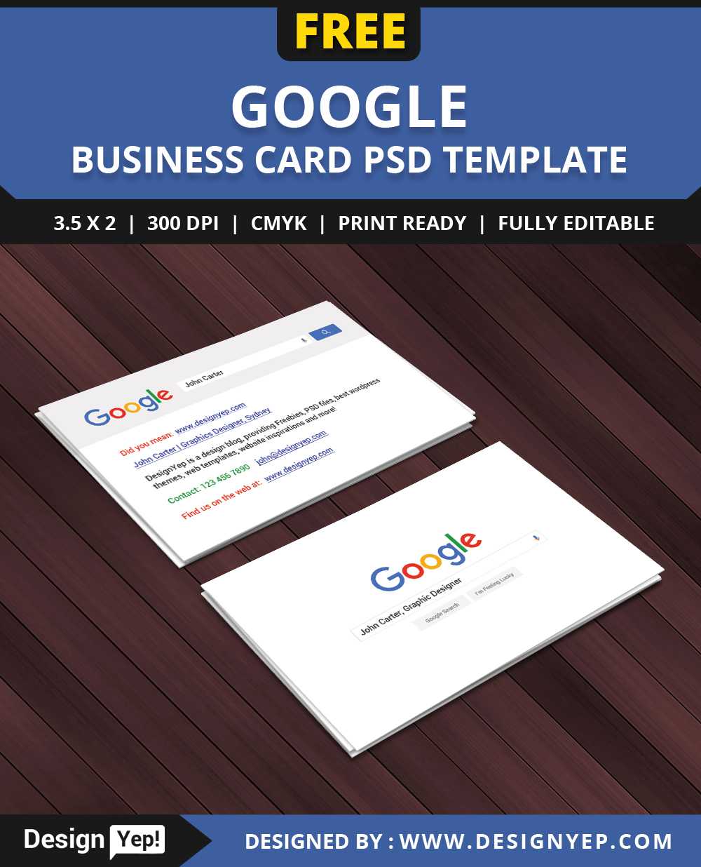 Free Google Interface Business Card Psd Template On Behance Intended For Google Search Business Card Template