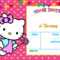 Free Hello Kitty Invitation Templates | Free Printable Regarding Hello Kitty Birthday Card Template Free