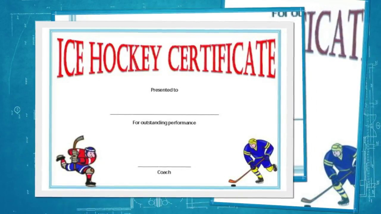 Free Hockey Certificate Templates For Download Intended For Hockey Certificate Templates